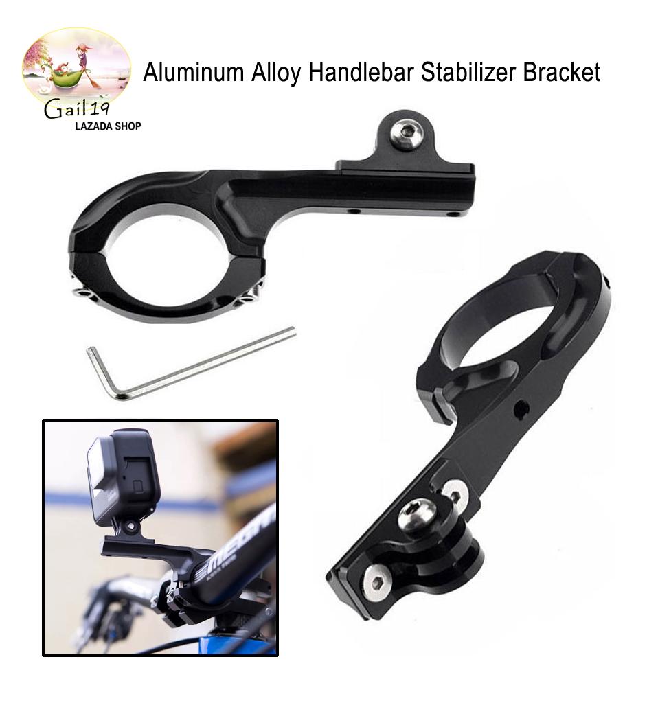 อลูมิเนียมอัลลอยด์ Handlebar Stabilizer วงเล็บจักรยานจักรยานบาร์อะแดปเตอร์ Pro Mount สำหรับ GoPro/SJCam/XiaoYi Aluminum alloy Handlebar Stabilizer bracket bicycle bike bar adapter Pro Mount for GoPro / SJCam / XiaoYi