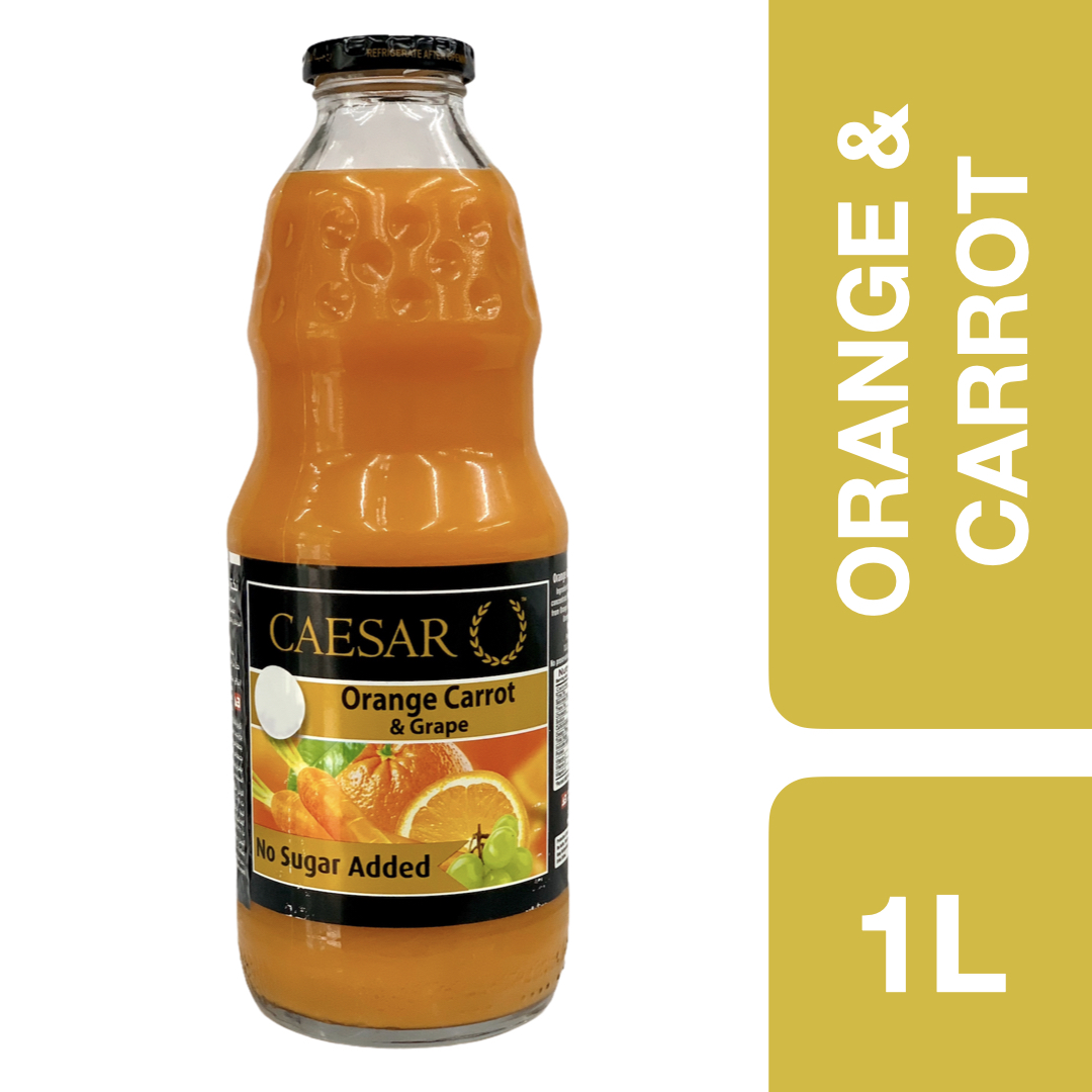 Caesar Premium Orange and Carrot Juice 1L ++ ซีซาร์ พรีเมี่ยม น้ำส้มและน้ำแครอท 1 ลิตร