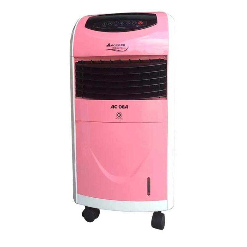 ราคาช็อค!! Accord Prevail พัดลมไอเย็น AC-06A - สีชมพู ประหยัดไฟ