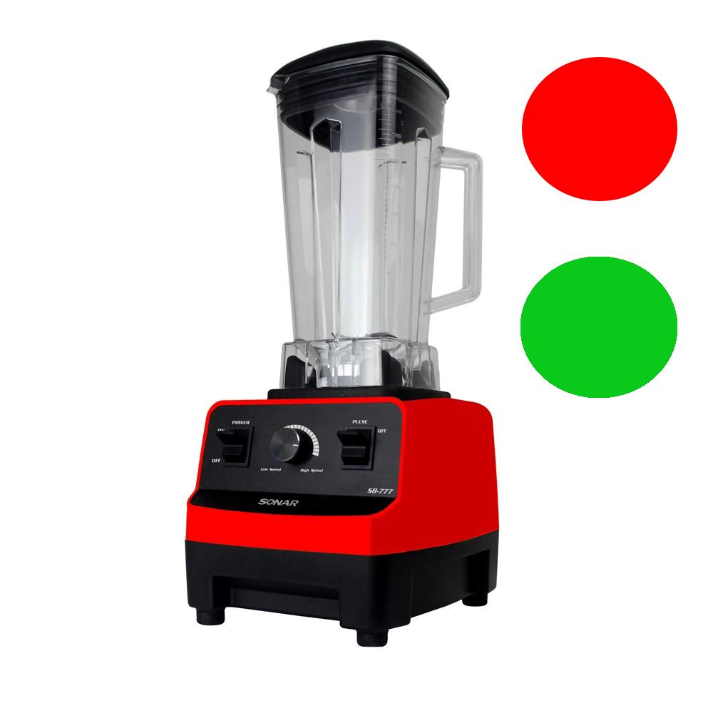 เครื่องปั่นน้ำผลไม้ เครื่องปั่นน้ำผลไม้สมูทตี้ รุ่น SB-777 กำลังไฟ 1500W สีแดง เครื่องปั่นน้ำผลไม้ เครื่องปั่นน้ำผลไม้สมูทตี้ รุ่น SB-777 กำลังไฟ 1500W สีแดง