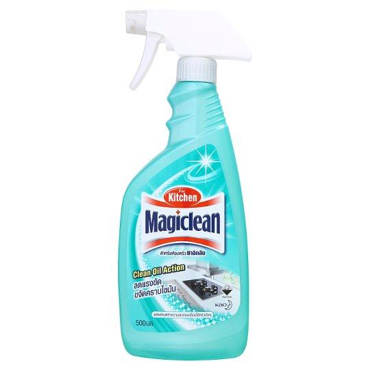 ?จัดโปร !!!? มาจิคลีน สำหรับห้องครัว ผลิตภัณฑ์ทำความสะอาดเครื่องใช้ครัวเรือน 500มล. Magiclean for Kitchen Clean Oil Action Cleaning Spray 500ml