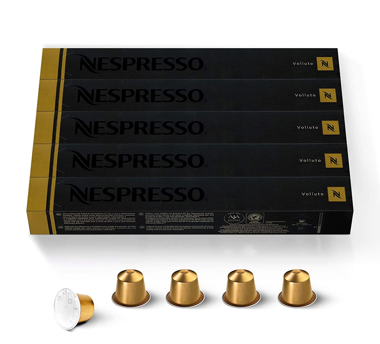Nespresso Espresso & Lungo VOLLUTO Ground Coffee Capsule เนสเพรสโซ เอส