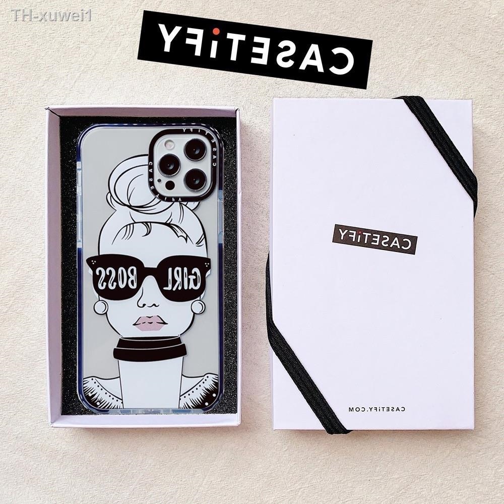 【เคสโทรศัพท์】 พร้อมสต็อก ของแท้ Casetify เคสโทรศัพท์ ชนิดซิลิโคน Tpu