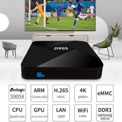 RUJIN Home Entertainment 4K Android HDMI WIFI Support 3D Video Equipments Multimedia Player TV Receivers Media Player TV box Smart TV Box