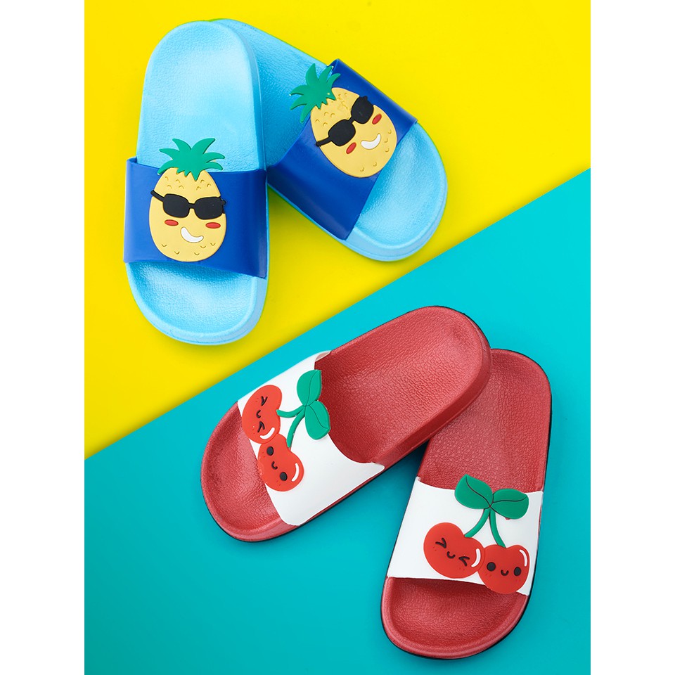 รองเท้าแตะสำหรับเด็ก รองเท้าแตะลายผลไม้ Fruit Design Slippers