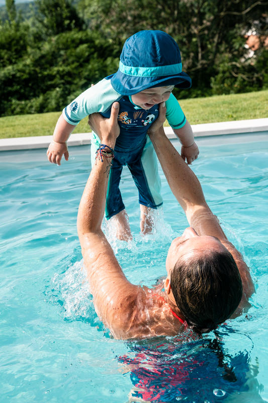 ชุดเวทสูทเด็กเล็กทรงขาสั้นป้องกันรังสียูวี ชุดว่ายน้ำเด็ก ชุดว่ายน้ำกันแดดเด็ก ชุดเวท NABAIJI Baby UV Protection Wetsuit