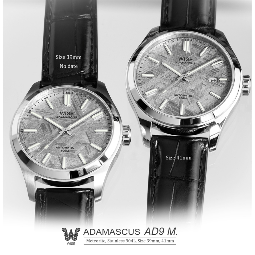 [Pre-order] WISE รุ่น ADAMASCUS AD9M. ( SS 904L ) นาฬิกาข้อมือหน้าปัด ...