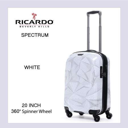 กระเป๋าเดินทาง Ricardo Spectrum 20 นิ้ว สีขาว