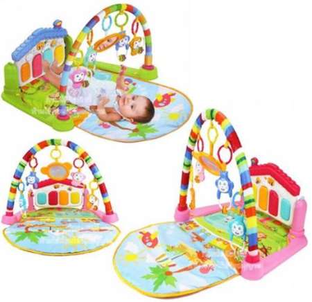 Kids Toy ของเล่นเด็ก เพลยิมเปียโนทรงบ้าน  (Multifunction Piano Fitness Rack)