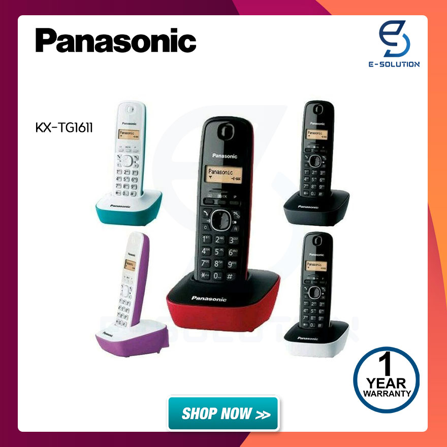 Panasonic โทรศัพท์บ้าน โทรศัพท์สำนักงาน โทรศัพท์ออฟฟิศ โทรศัพท์ไร้