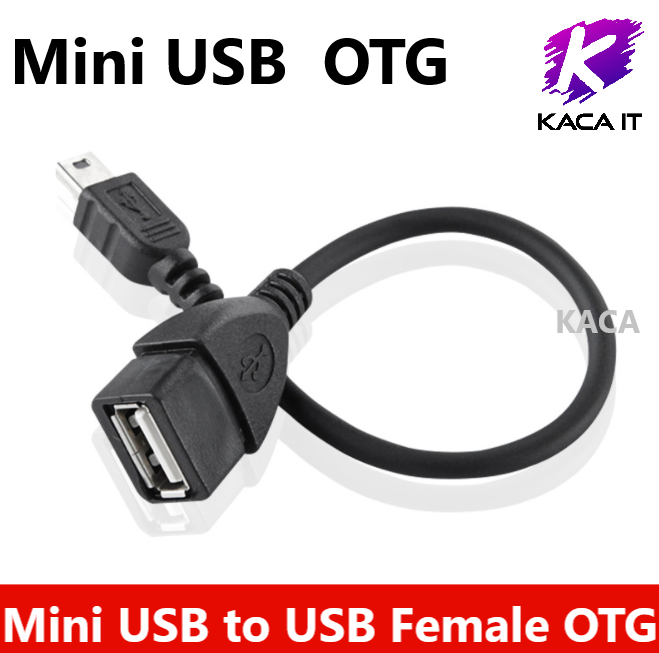 Mini USB to USB Female OTG Cable อุปกรณ์ต่อพวง ใช้สำหรับในรถยนต์