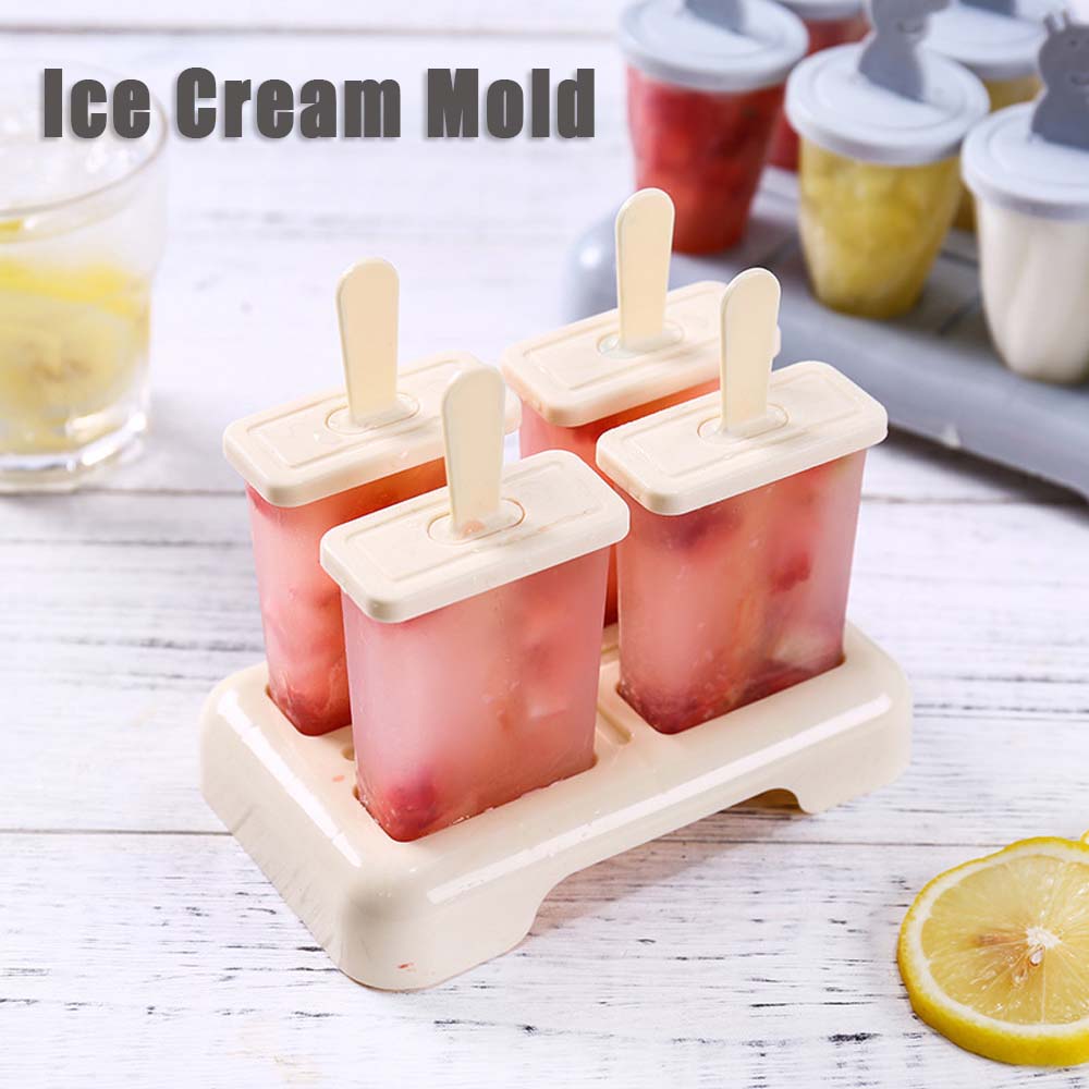 WENQUE โฮมเมดฤดูร้อน3D Freeze Party ไอศครีม Ice Cream Mold เครื่องทำน้ำแข็งเครื่องมือทำครัวน้ำแข็งแท่ง