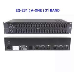 Equalizer A-ONE อีคิวอีควอไลเซอร์31ช่อง รุ่น EQ-231 - สีดำ จัดส่งฟรี เก็บเงินปลายทางได้