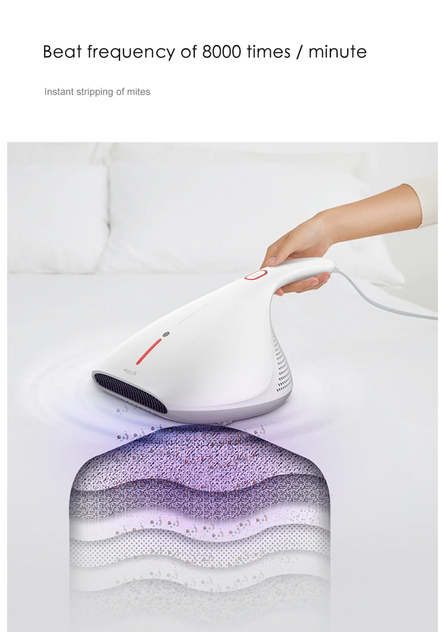 Xiaomi Deerma Dust Mites Vacuum Cleaner CM800 White