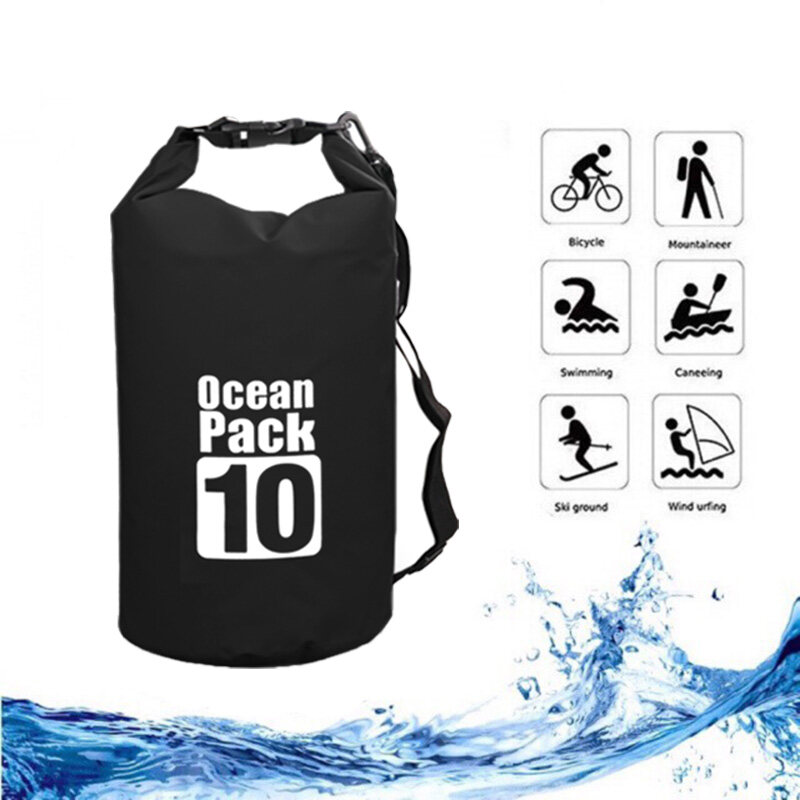 กระเป๋ากันน้ำ ถุงกันน้ำ ถุงทะเล เป้กันน้ำ Waterproof Bag Ocean Pack ความจุ 10 ลิตร/20 ลิตร kujiru