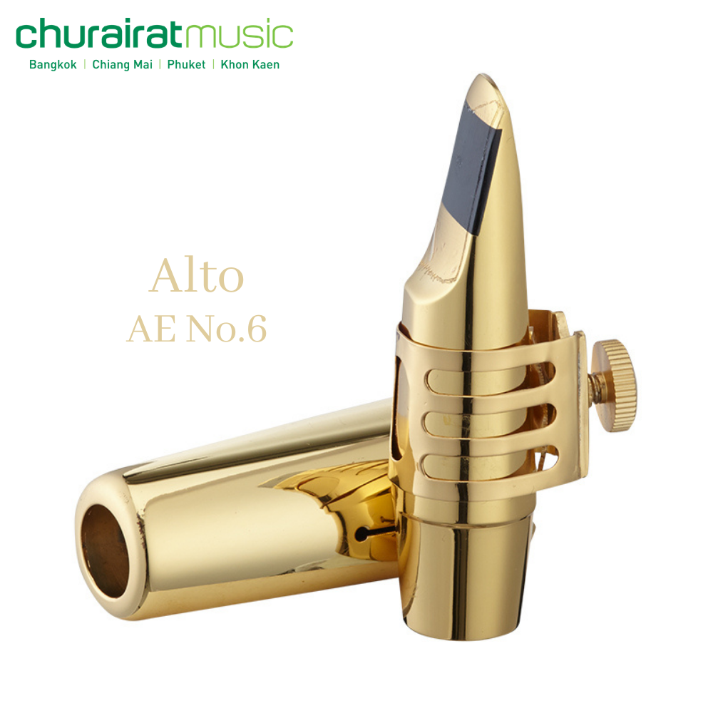 Saxophone Mouthpiece : Custom Alto AE No.6 ปากเป่าแซกโซโฟน อัลโต้ by Churairat Music