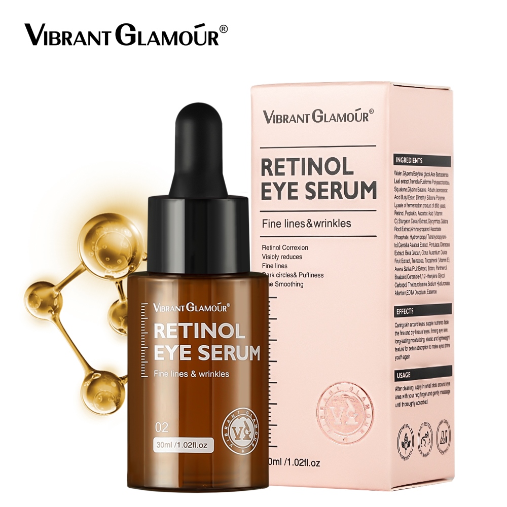 Vibrant Glamour Retinol Eye Serum Antiwrinkle Remove Eye Bags Fade