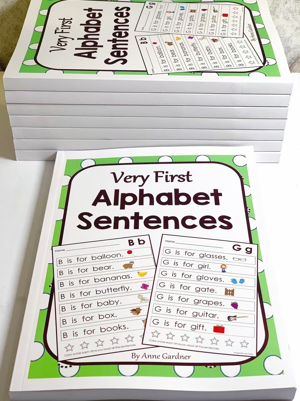แบบฝึกทักษะภาษา Very First Alphabet Sentences