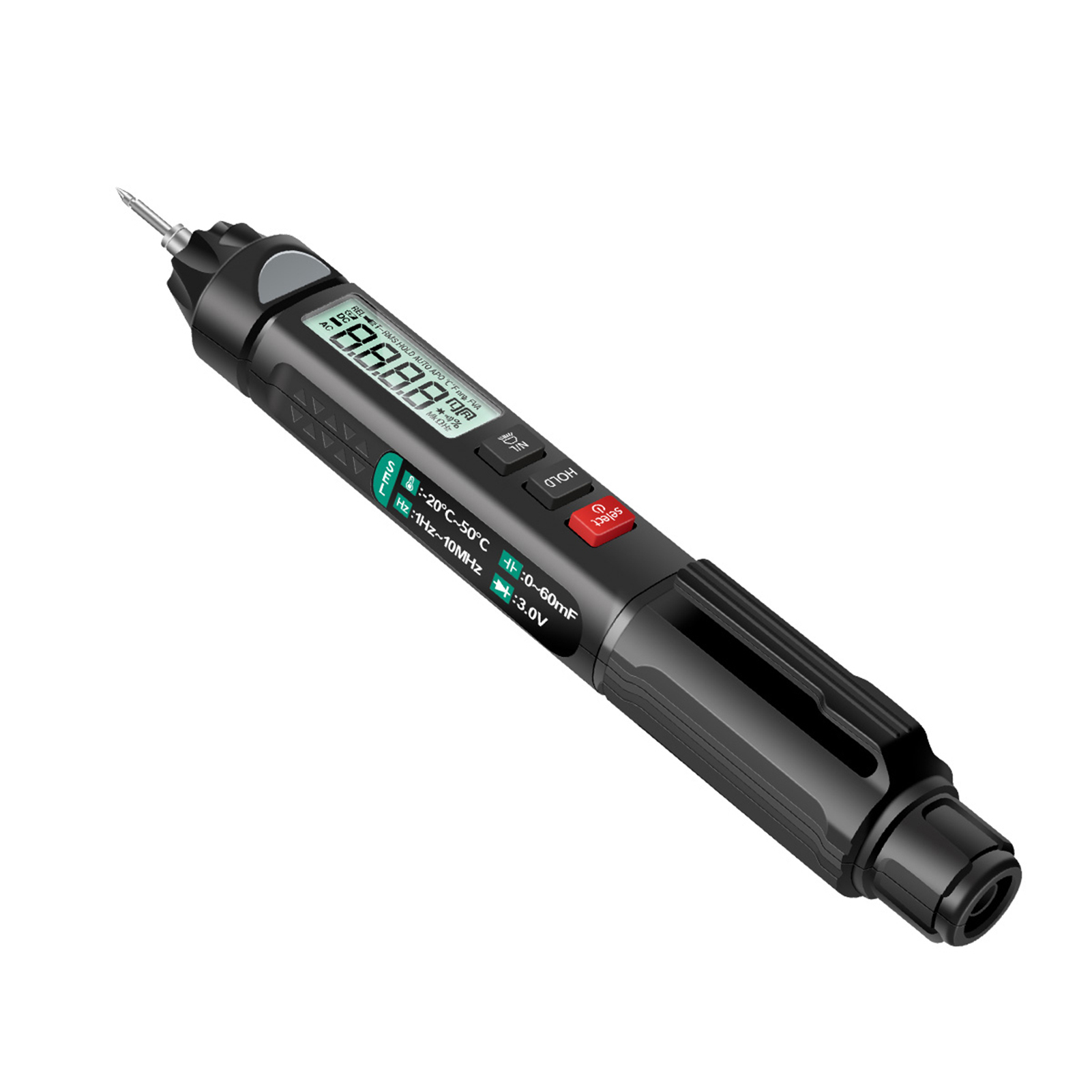ANENG A3008 Pen Multimeter 6000 Counts Digital Multimeter Meter Tester with LCD Display Backlight Flashlight NCV Auto-off for Voltage Current Resistance Capacitance Diode Continuity Test