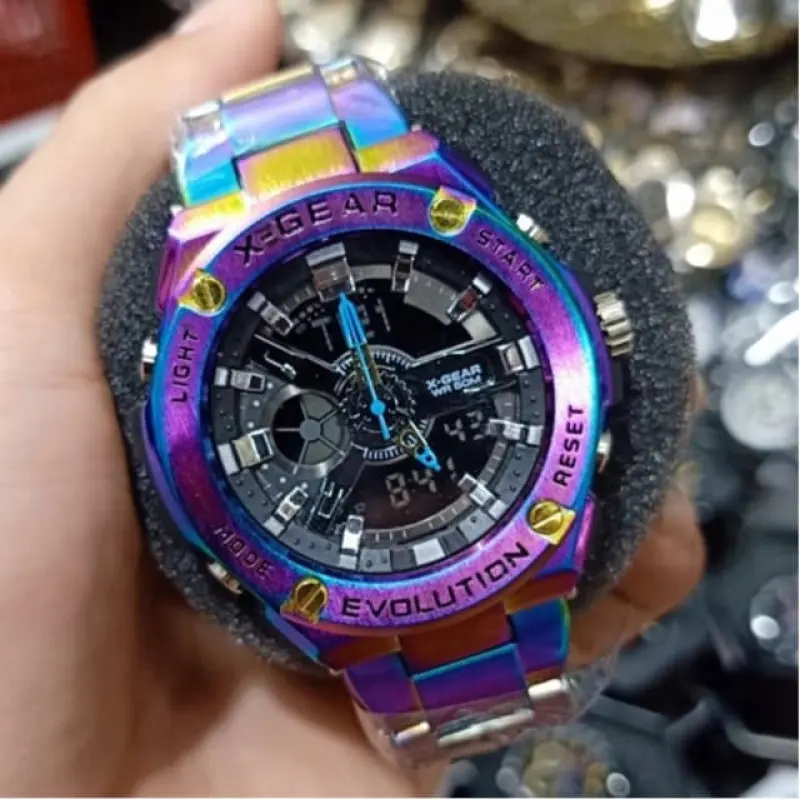 ภาพหน้าปกสินค้านาฬิกา X-Gear(2) ไทเทเนียม หน้าฟ้า มี 2ระบบ พร้อมกล่องแบรนด์ จากร้าน S&B Timestudio บน Lazada
