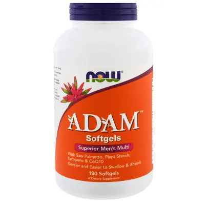 Now Foods - ADAM วิตามินรวมสูตรสำหรับผู้ชาย Superior Men's Multivitamin (180 Softgels)
