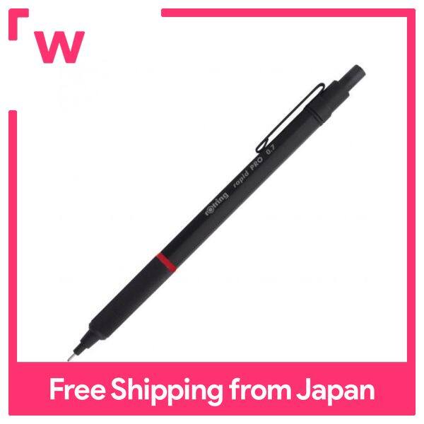 rotring Mechanical Pencil Rapid Pro 0.7mm Black 1904-257 F/S Japan 
