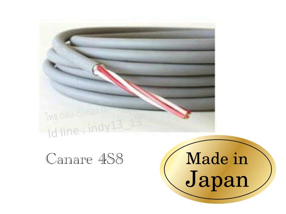 สายลำโพงเปล่าคุณภาพสูง Canare รุ่น 4S8 Made in Japan