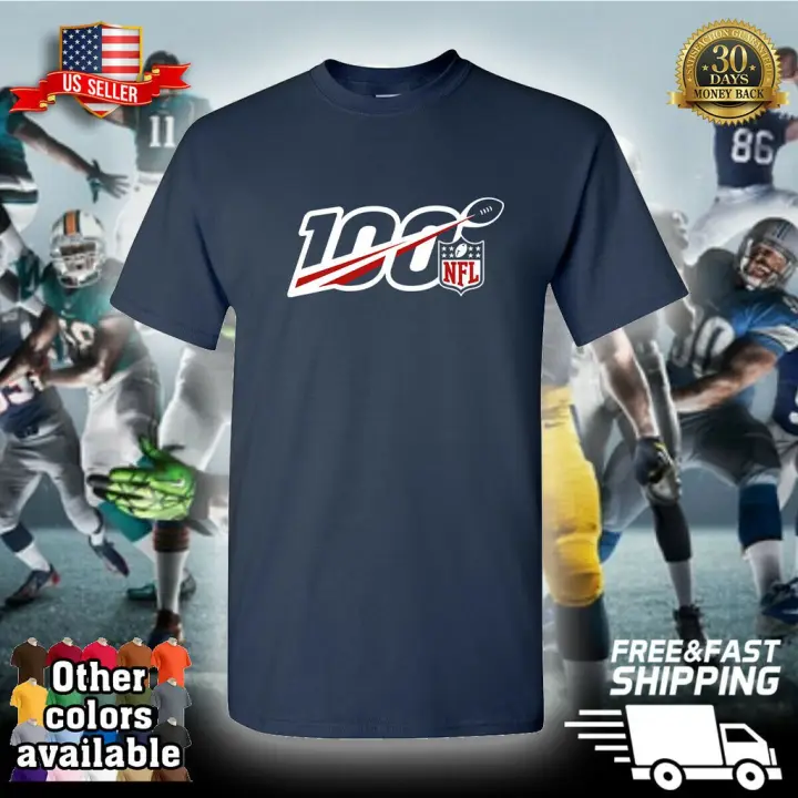 nfl 100 logo t shirt