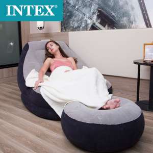 INTEX 68564 Flocking ชุดโซฟาเป่าลม สตูลวางเท้า พร้อมปั๊มลมไฟฟ้า INTEX 68564 Flocking ชุดโซฟาเป่าลม สตูลวางเท้า พร้อมปั๊มลมไฟฟ้า