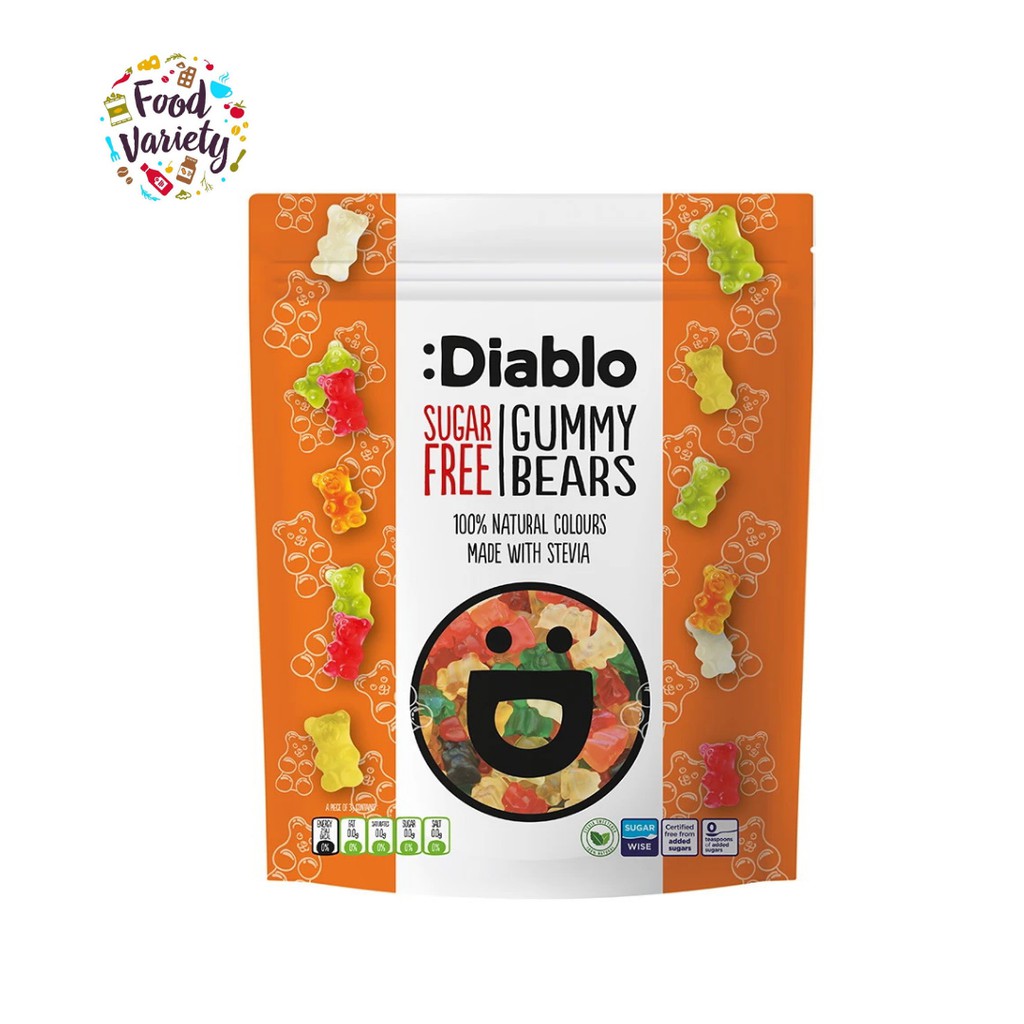 ลด 50 [] Diablo Sugar Free Gummy Bears 75g เดียโบล กัมมี่ แบร์ ไม่มี