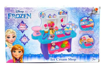 K TOYS ร้านขายไอศกรีม โฟรเซ่น  ลายลิขสิทธิ์แท้ ขนาด ย 36.5*ก 20*ส 38 ซม.