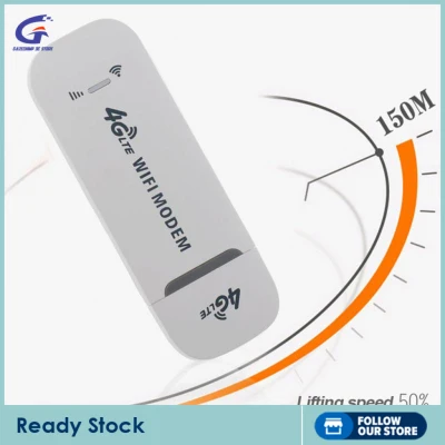 Gazechimp 4G LTE WiFi Hotspot Wireless Router USB Dongle 150Mbps Modem Stick Sim Card