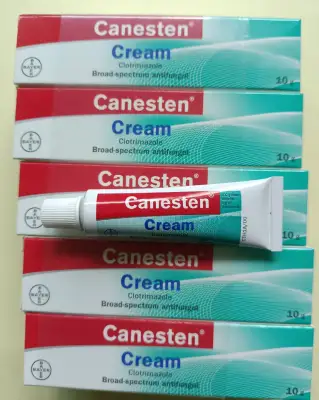 Canesten Cream คาเนสเทน ครีม ฆ่าเชื้อราในร่มผ้า10 กรัม EXP 2023