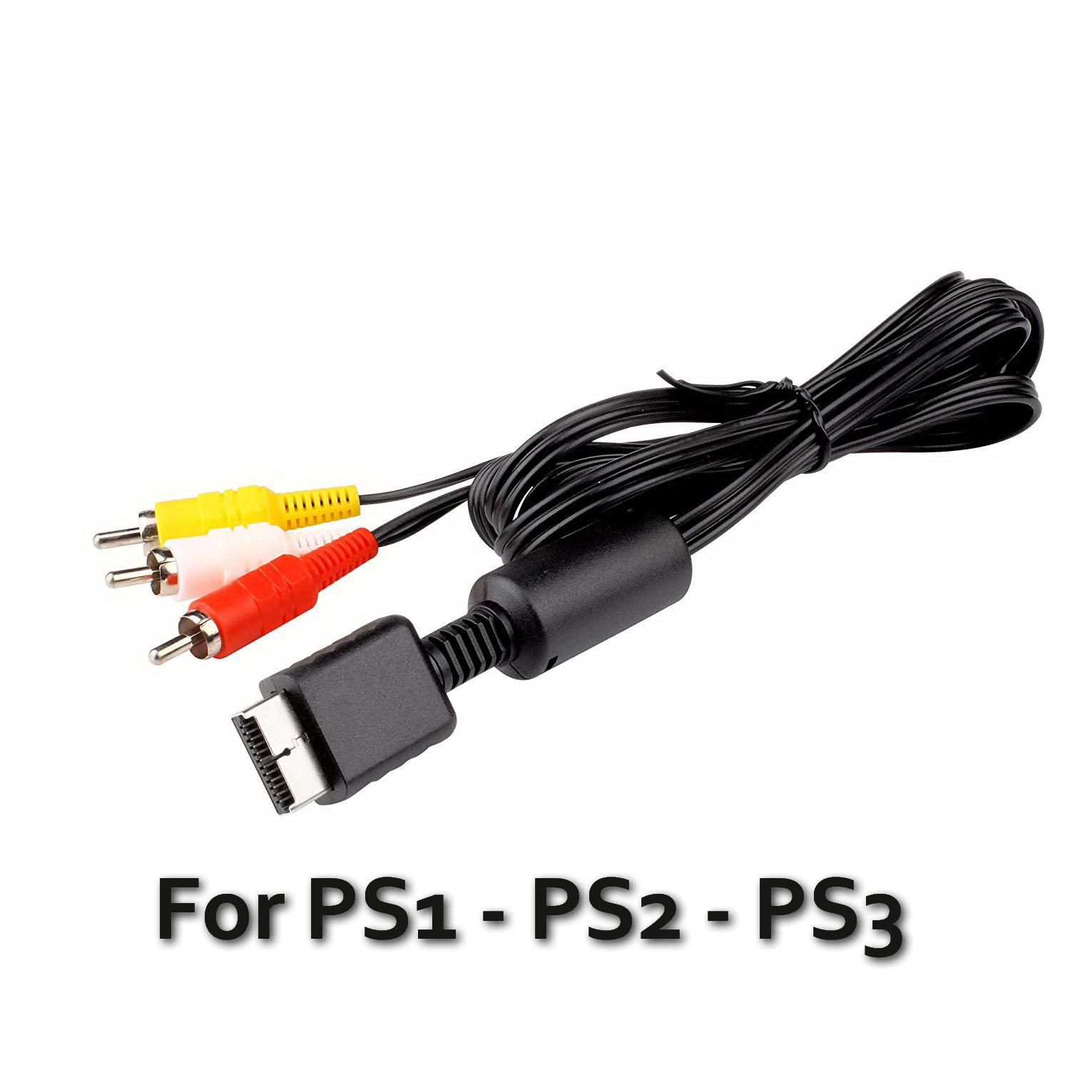 AV Audio/Video Cable for PS1 PS2 PS3 สายสัญญาณสำหรับเครื่อง PS1 PS2 PS3