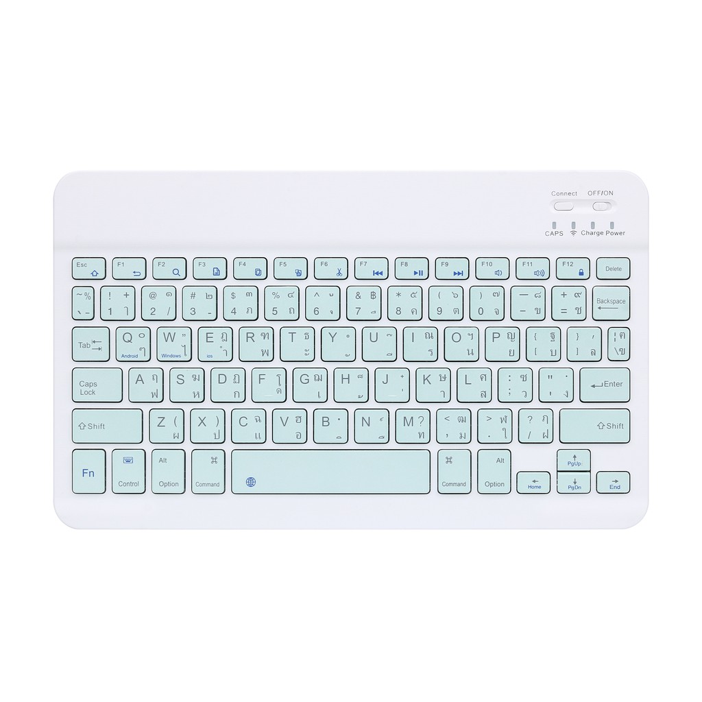 โปรโมชั่น [แป้นพิมพ์ภาษาไทย]  10.2 keyboard Air2 9.7 10.5แป้นพิมพ์บลูทู ธ ไร้สายแป้นพิมพ์แท็บเล็ต แป้นพิมพ์โน้ตบุ๊กเหมาะสำหรับ คีย์บอร์ดสำหรับแท็บเล็ต มินิคีย์บอร์ด แป้นพิมพ์ Bluetooth