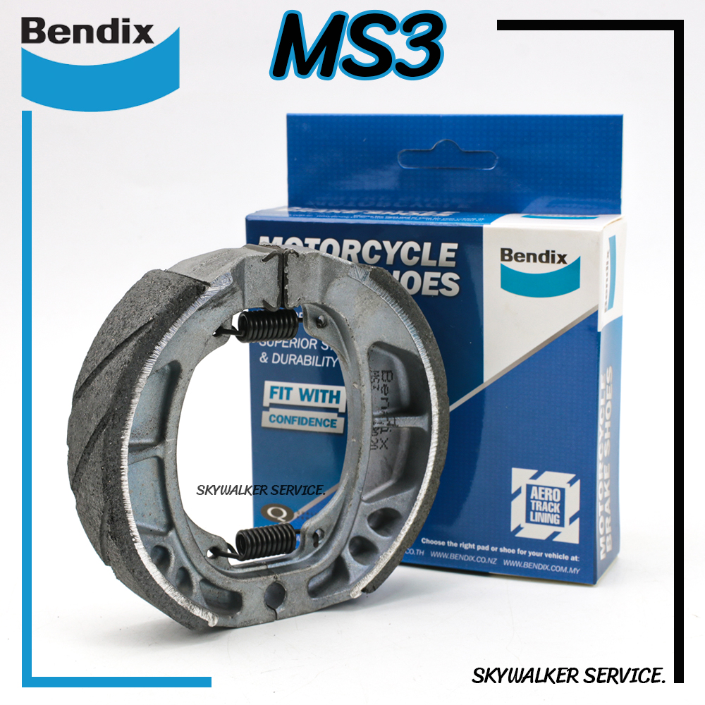 ผ้าเบรกหลัง BENDIX (MS3) แท้ สำหรับรถมอเตอร์ไซค์ HONDA / WAVE 110 125