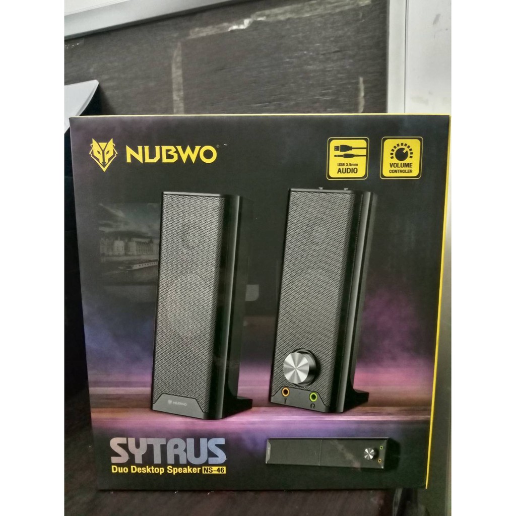 Nubwo NS-46 ลำโพง SYTRUS Duo Desktop Speaker