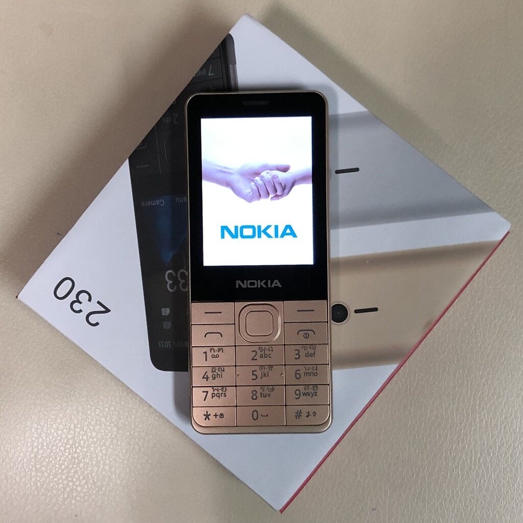 โทรศัพท์มือถือปุ่มกด Nokia 230 ใหม่ล่าสุด ปุ่มกดไทย เมนูไทย