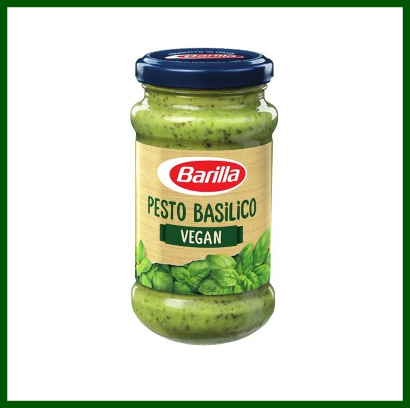 ซอส พาสต้า Barilla Pesto Basilico Vegan 195g สปาเก็ตตี้ ซอส สไตล์อิตาเลี่อน ขายดี ส่งไว pasta sauce for spaghetti penne authentic italian food 100% vegan pasta dishes ready to ship