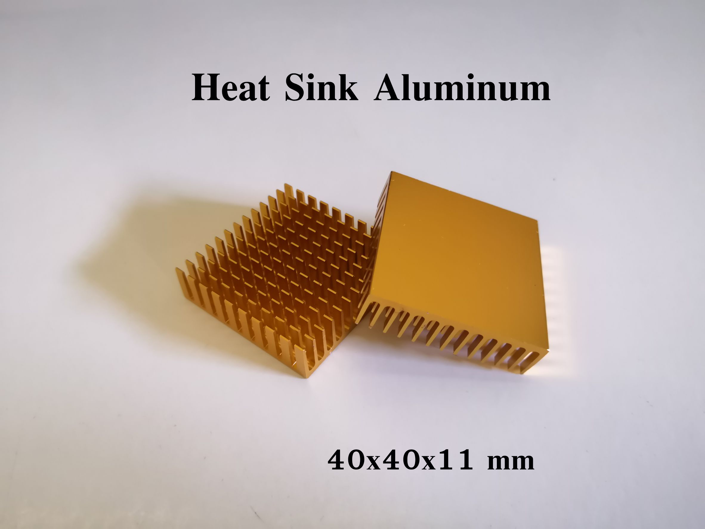 Heat Sink Aluminum ฮีทซิงค์ระบายความร้อน (สีทอง) สำหรับ CPU