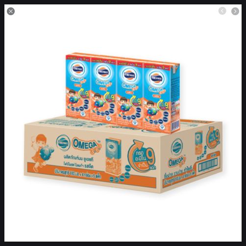 โฟร์โมสต์ นมยูเอชที สูตรโอเมก้า รสจืด 180 มล. x 36 กล่อง/Foremost Omega Plain UHT Milk 180ml x 36 boxes