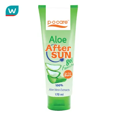 PO Care Aloe After Sun Gel FaceE & Body 170 Ml.