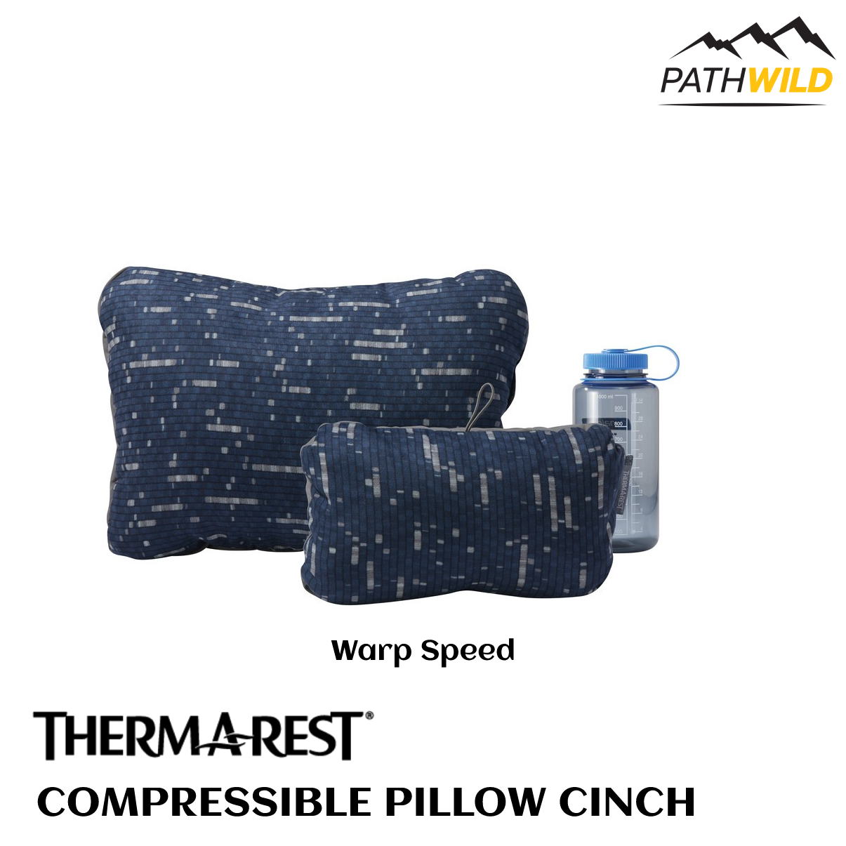 THERMAREST MEMORY FOAM COMPRESSIBLE PILLOW CINCH หมอน ม้วนเก็บได้ ให้