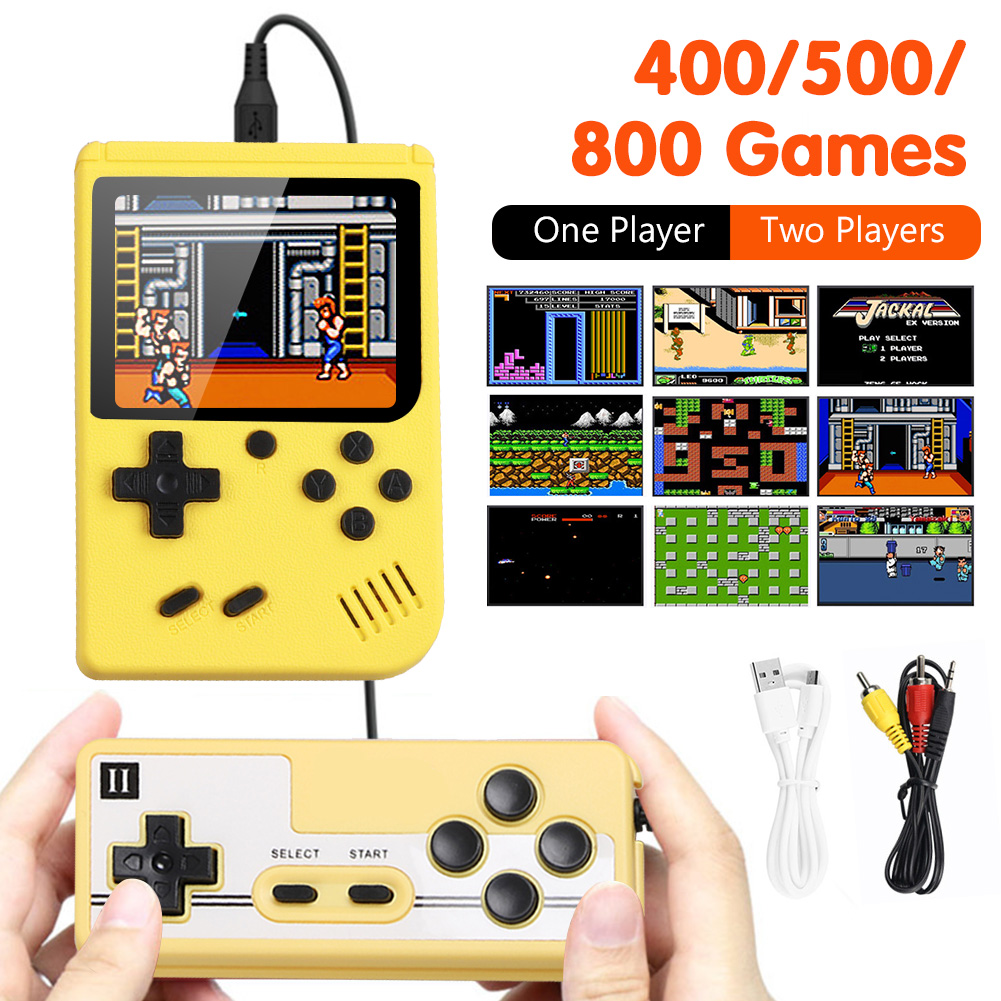 500 IN 1 Games MINI Portable Retro Video Console Handheld Game Players Boy 8 Bit 3.0 Inch Color LCD Screen GameBoy Boys Gift