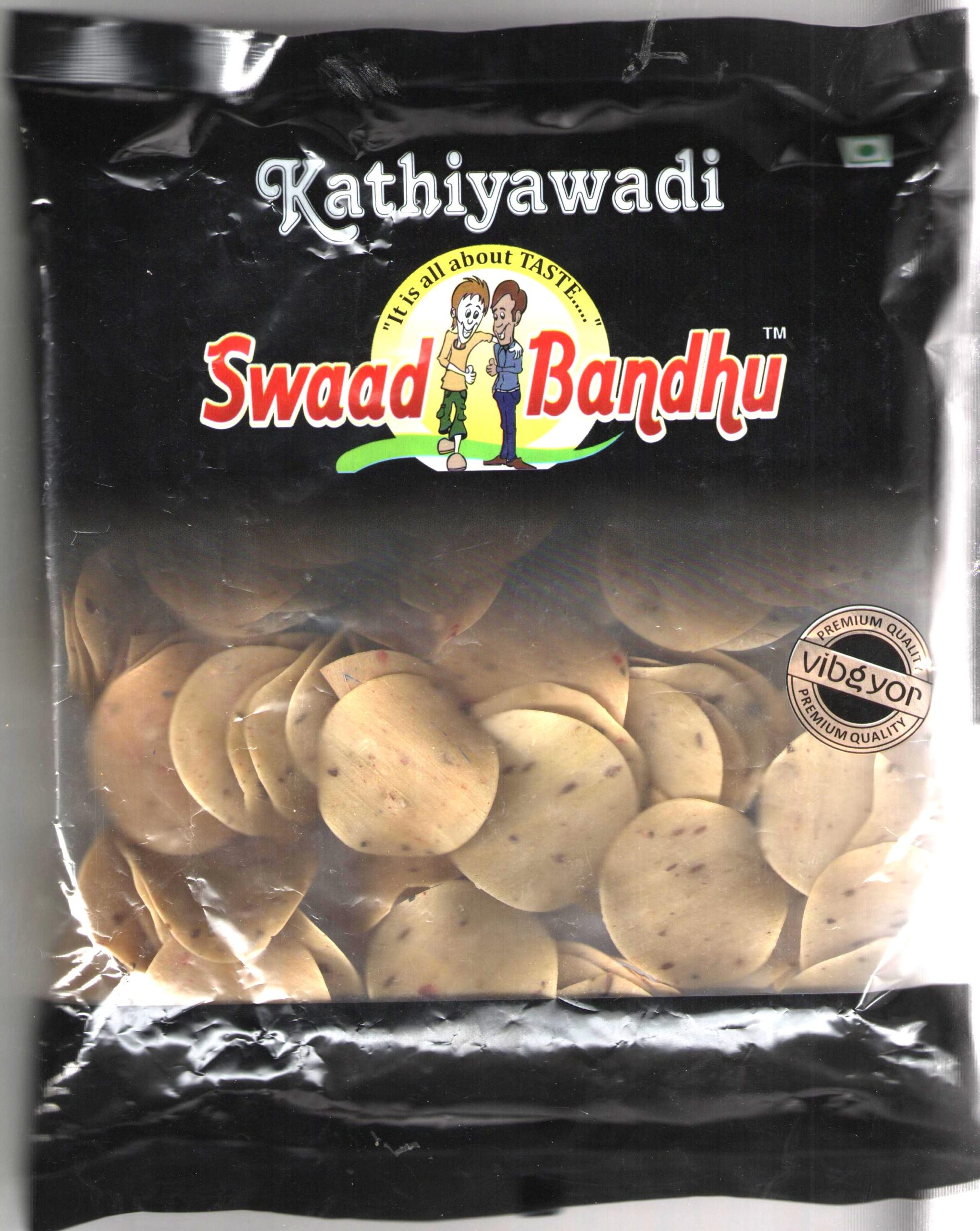 Rice Papad Garlic Chilli 200g (Kathiyawadi SwaadBandhu).