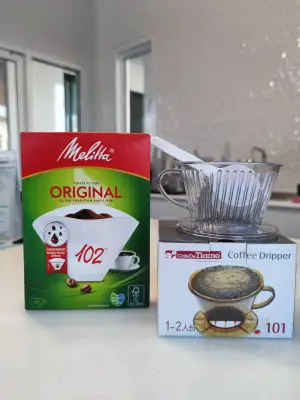 Melitta Filter drip coffee Set +รุ่น 001 (สีใส)