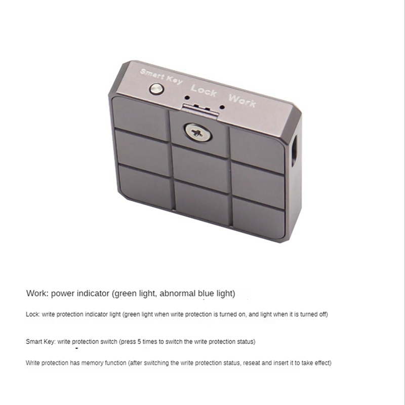 M2 SSD Case USB C to A Cable M.2 NVME 2230 SSD Enclosure USB 3.2 10Gbps to NVME M-Key External Solid State Drive Case
