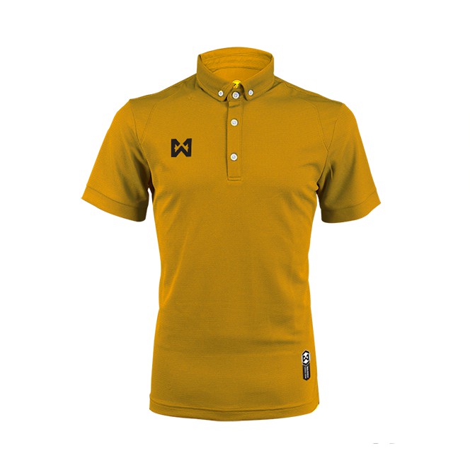 เสื้อโปโล Warrix  3315 สีทอง  ชุดกีฬาผู้หญิง ชุดกีฬาผู้ชาย ชุดกีฬาเด็ก ชุดกีฬาเด็กโต ชุดกีฬาหญิง ชุดกีฬาชาย ของแท้