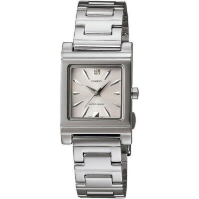 Casio นาฬิกาข้อมือ LTP-1237D-7A2 (Silver/White) Casio นาฬิกาข้อมือ LTP-1237D-7A2 (Silver/White)