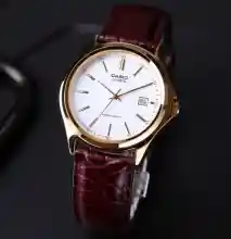ภาพขนาดย่อของภาพหน้าปกสินค้านาฬิกา Casioแท้ รุ่น MTP-1183Q-7ADF นาฬิกาผู้ชาย สายหนังสีน้ำตาล หน้าปัดสีขาว สุดหรู - 100% ประกันศูนย์ 1 ปีเต็ม จากร้าน Win Watch Shop บน Lazada